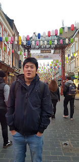 Alaric Ong in Chinatown in London, United Kingdom