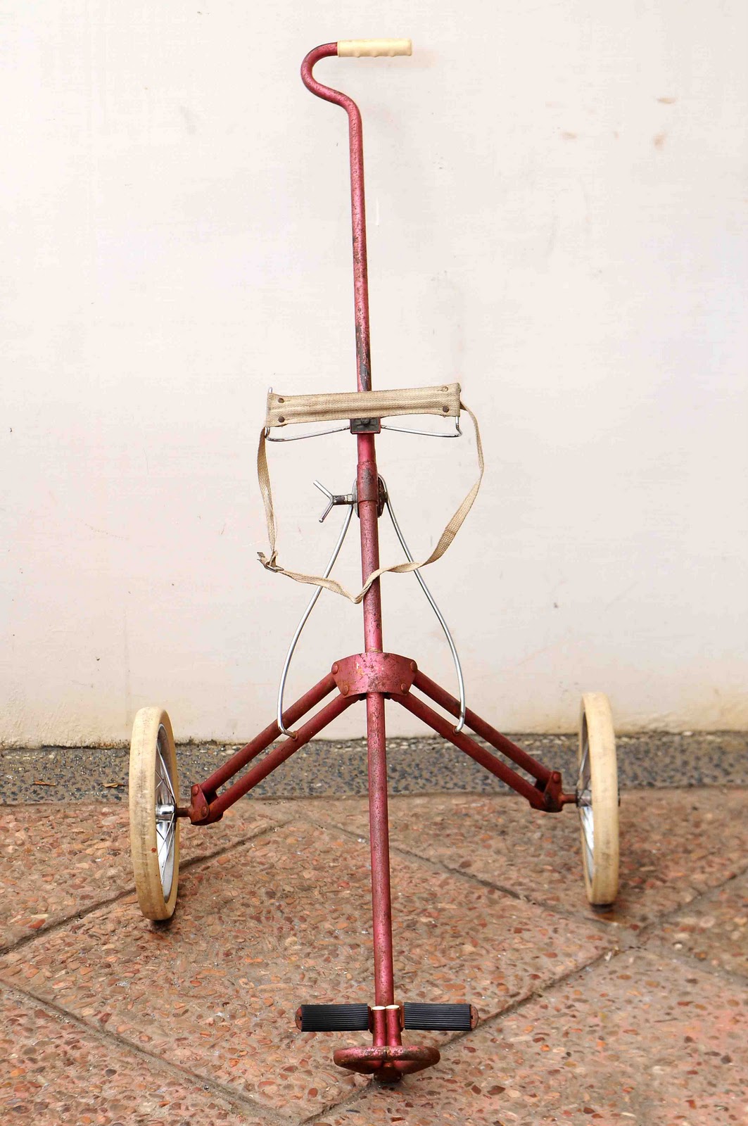 Old Vintage Gallery Antique Golf Pull Cart Trolley "Kigslaw" Circa 19001950