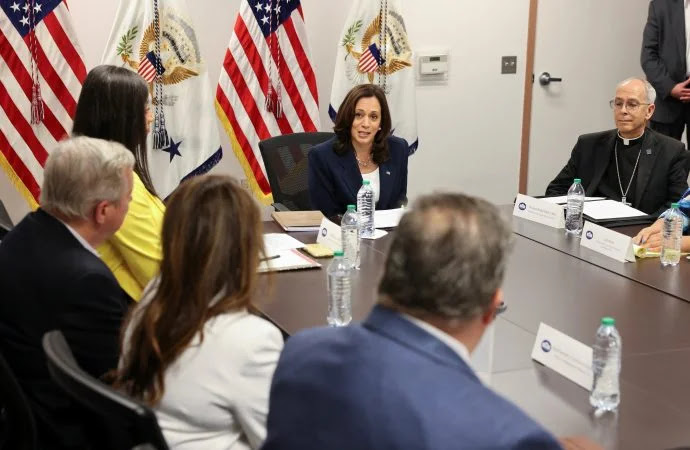 Kamala Harris, en El Paso