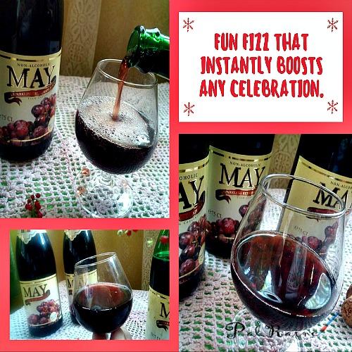 Share the love this Valentine's Day with MAY Sparkling Grape Juice 