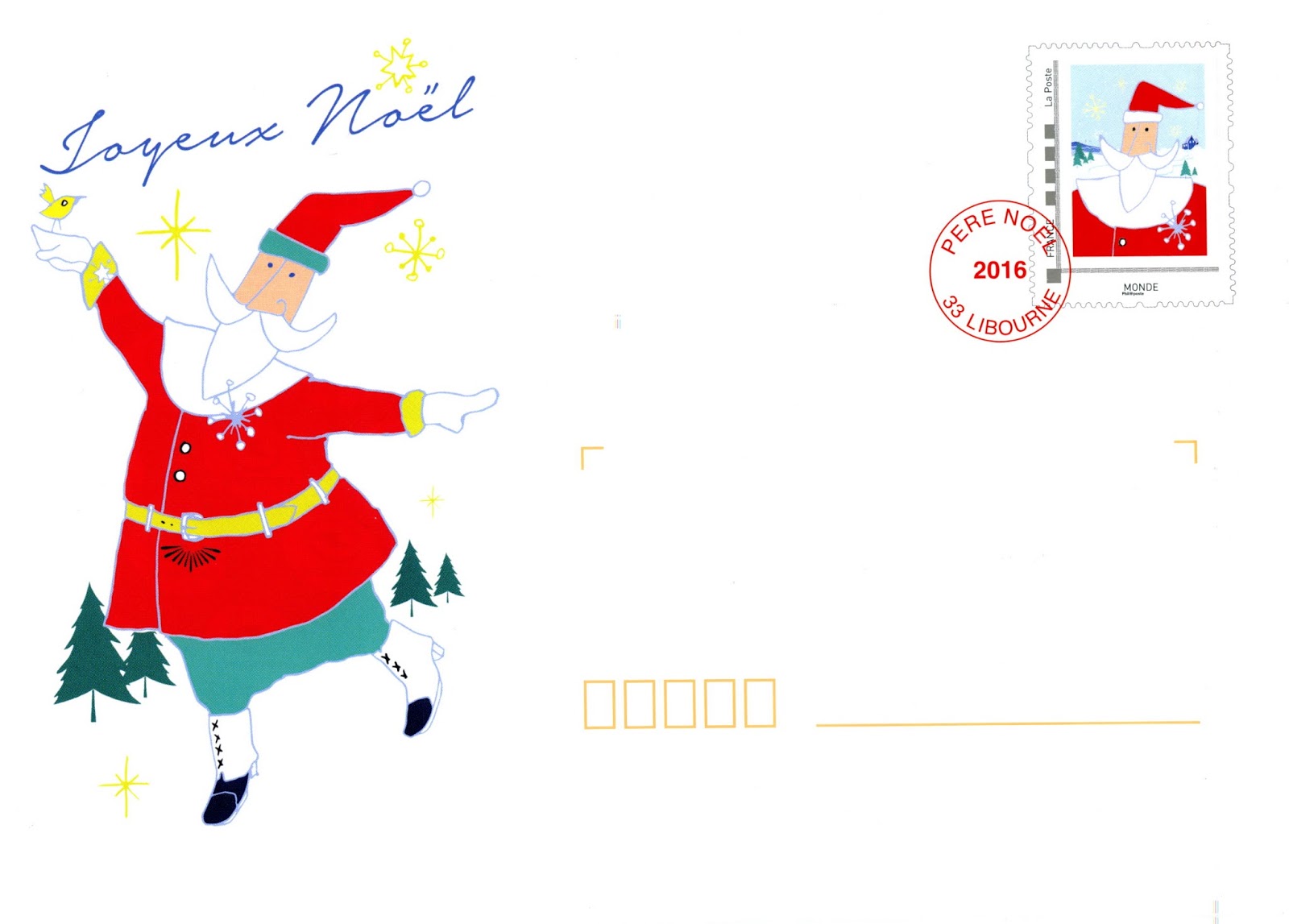 Blog Philatélie Cartophilie de Michel Le Père Noël de La Poste en France