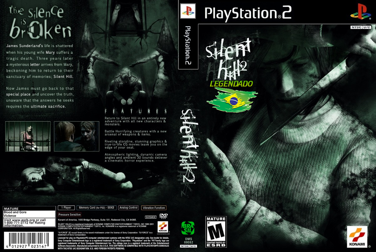 Revivendo a Nostalgia Do PS2: Silent Hill 2 PT-BR DVD ISO RIPADO PS2