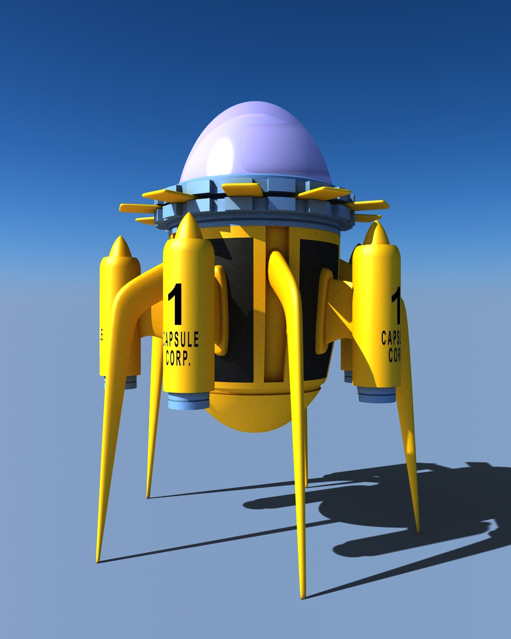 InfoD3D Time Machine Capsule Corp.