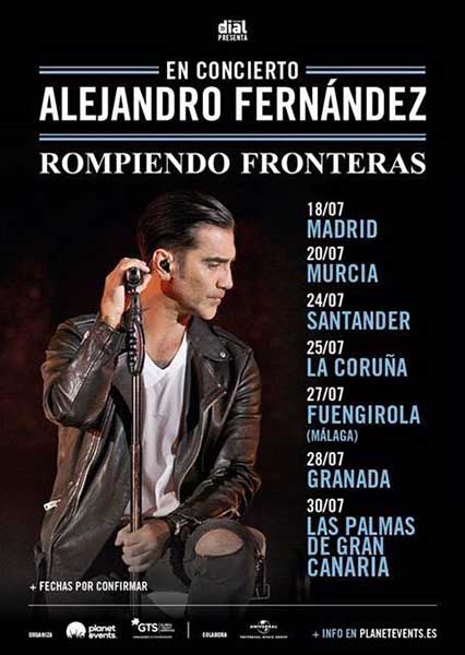 Concierto Alejandro Fernández, Las Palmas de Gran Canaria, junio 2018 Concierto Alejandro Fernández, Las Palmas de Gran Canaria, junio 2018