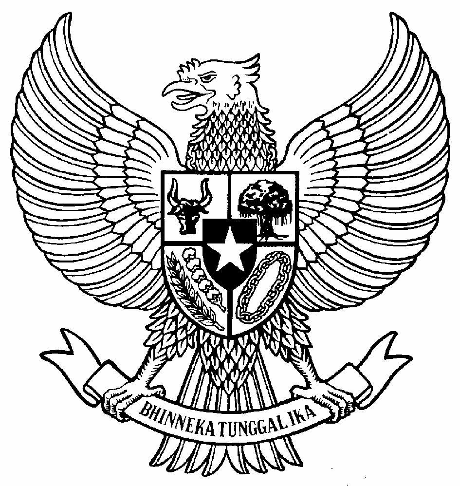 Gambar Garuda Pancasila Untuk Diwarnai Kicau Sejati