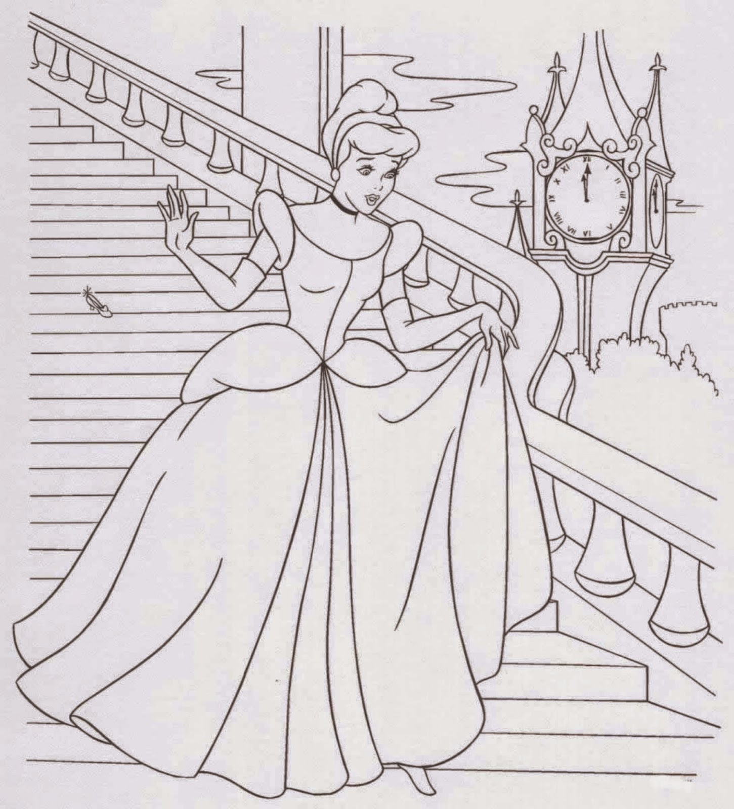 Cinderella coloring.filminspector.com