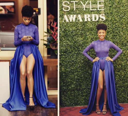 Hit or miss? Ghanaian actress wears sexy outfit to red carpet event (photos)