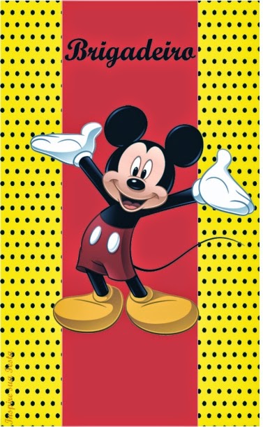 Yellow Mickey: Free Printable Mini Kit. Yellow Mickey: Free Printable Mini Kit.