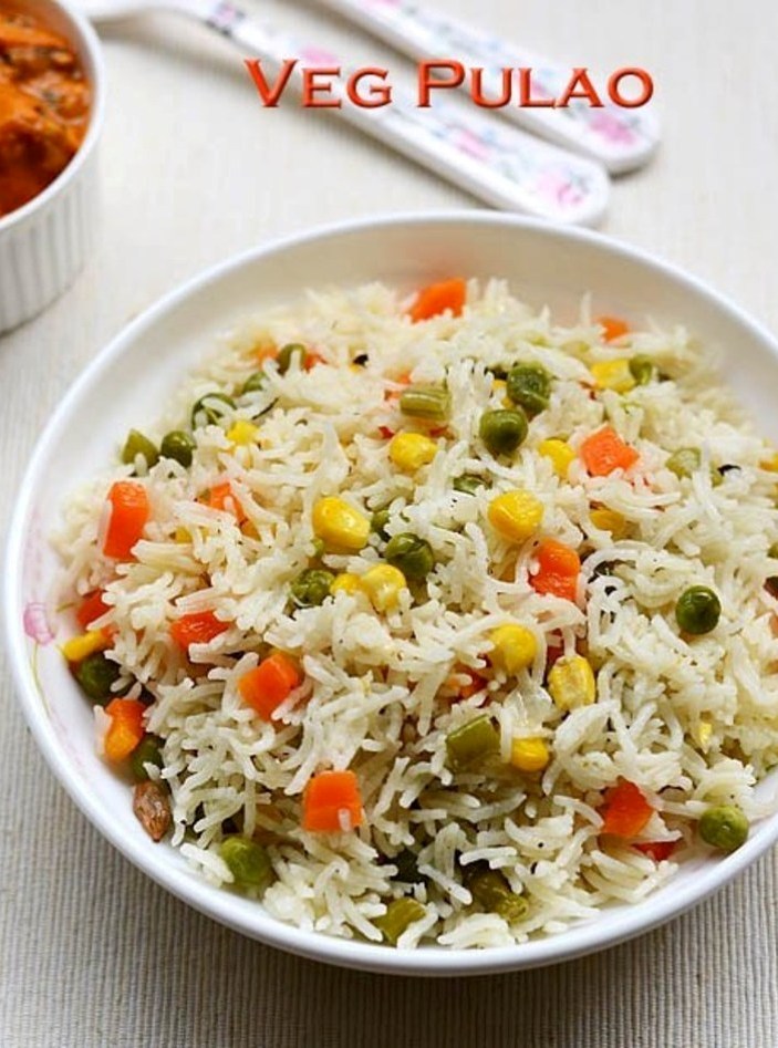 Vegetable Pulao Recipe - Yummy Traditional