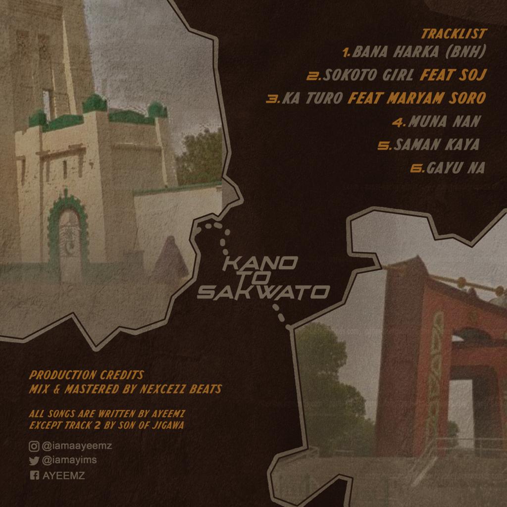 [Music Album] Ayeemz - Kano to Sakwato (KTS) (6 tracks project) #Arewapublisize
