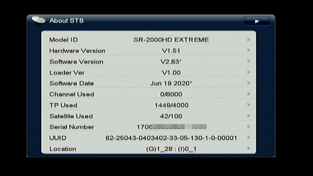 STARSAT SR 2000 HD EXTREME SATELLITE RECEIVER SET TOP BOX NEW SOFTWARE 2.83 UPDATE STARSAT SR 2000 HD EXTREME SATELLITE RECEIVER SET TOP BOX NEW SOFTWARE 2.83 UPDATE