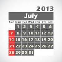 2013 Temmuz Ayı Vergi Ve Beyanları