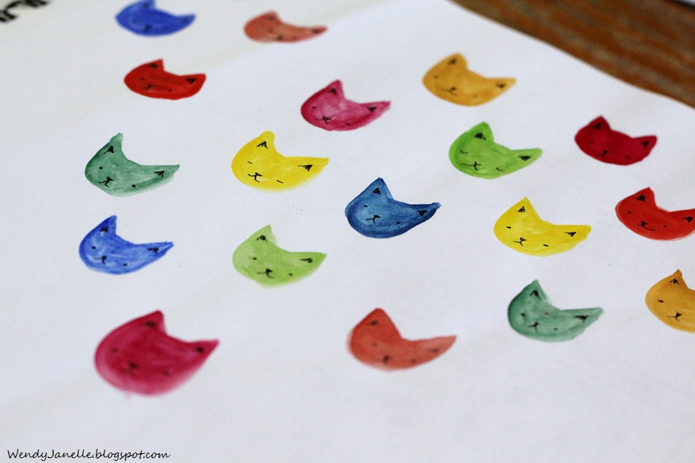 Living Creatively: Paint cats!