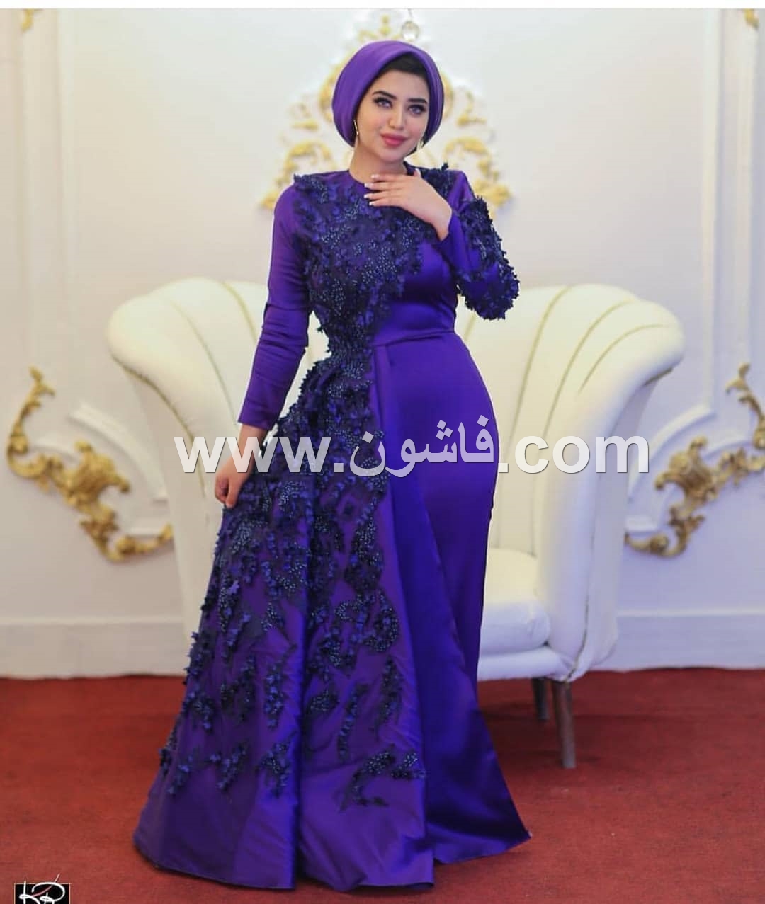 صور موديلات فساتين سواريه للمحجبات 2020 dresses soiree veiled 2020