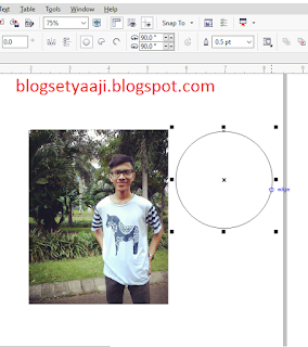 Cara Mudah Memotong Gambar atau Foto Menjadi Bentuk Lingkaran dengan CorelDraw