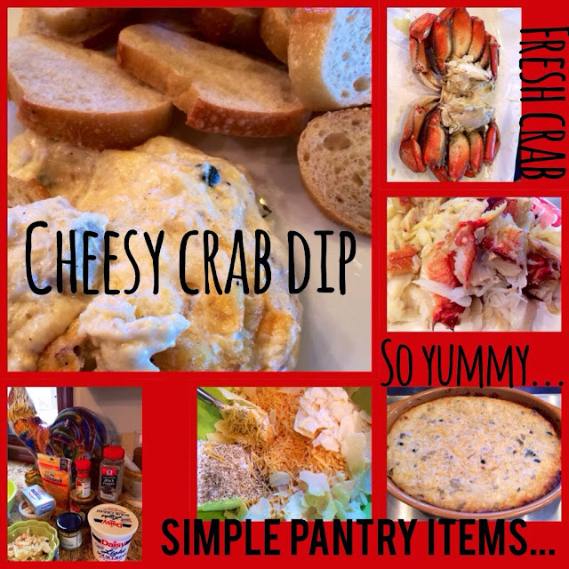 Pine Creek Style Cheesy Crab Dip...