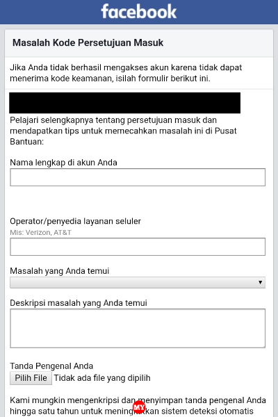 Cerita Pengalaman FB Terkunci Autentikasi 2 Faktor Dan Pulih Kembali