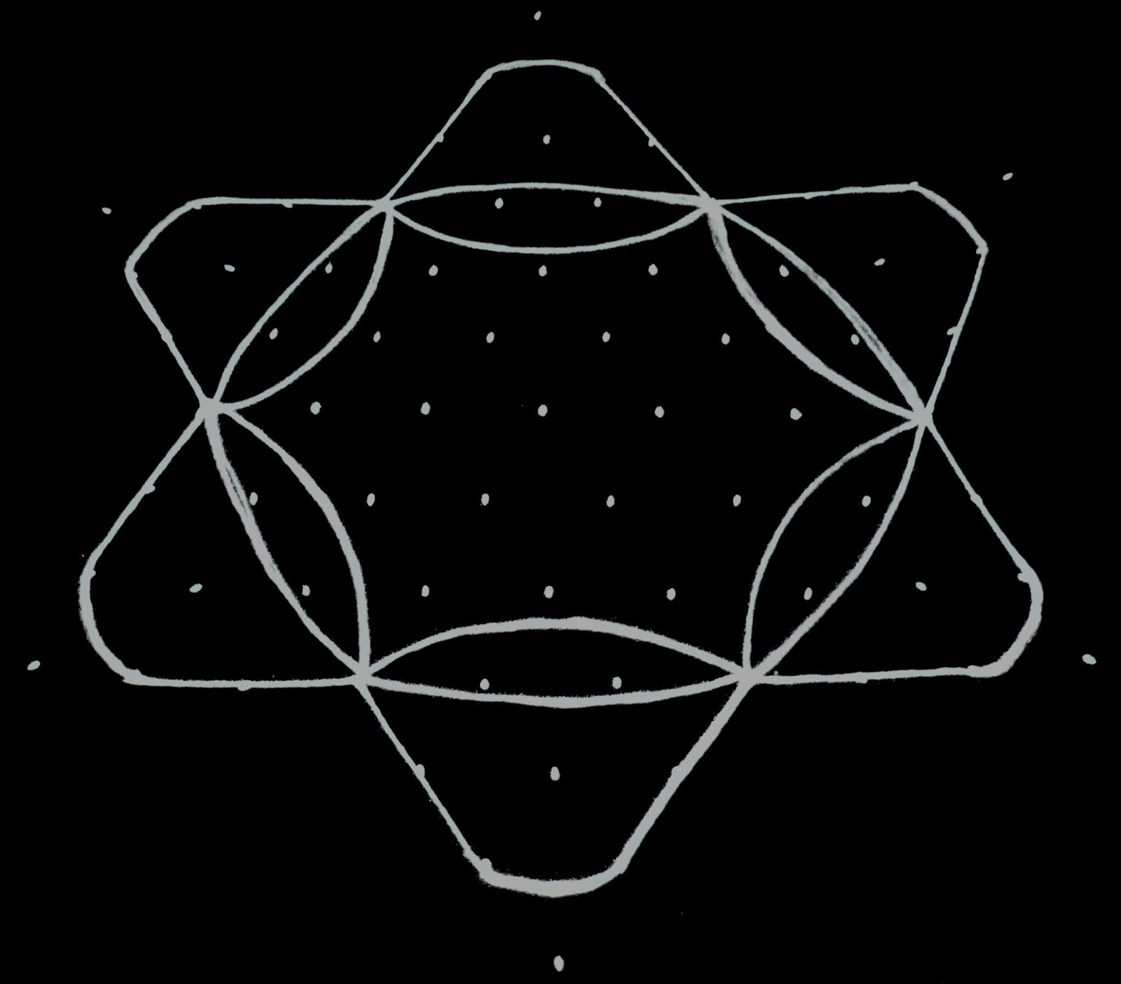 Vanathi's Rangoli / Kolangal A special Coffee Cup and Saucer Rangoli