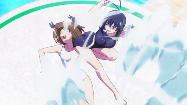 Keijo, um anime que estreiou dia 06 de outubro, provocou controvérsia com os combates com roupas de banho com uso de protagonistas femininas.