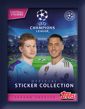 125 Sticker  19/20 Topps Champions League Sticker 2019/2020  25 Tüten