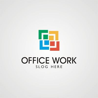 Office Work Logo Design Editable Logo Template File Free Download