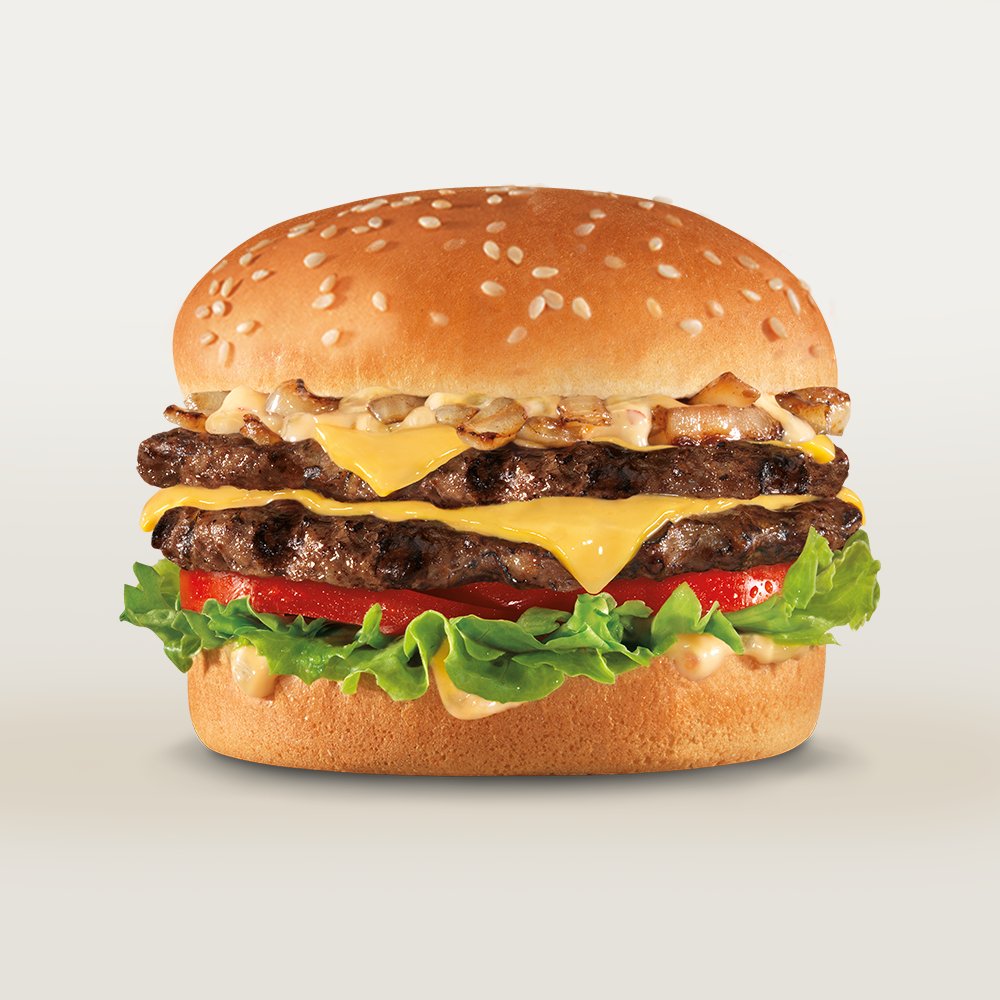 A Tale of Two Photos Carl's Jr. and Hardee's Classic Double