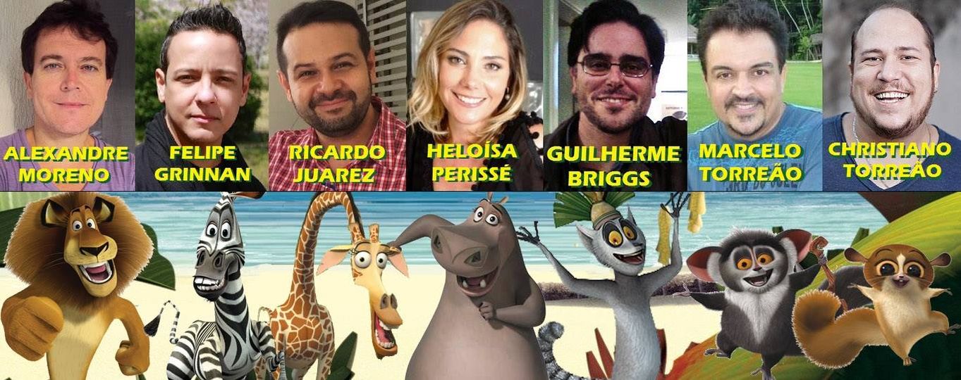 Dubladores de Madagascar Mundo da Dublagem