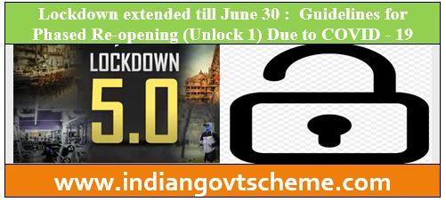Lockdown extended till June 30