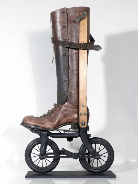 Задолго до роликов — дорожные коньки Риттера (1898 год)