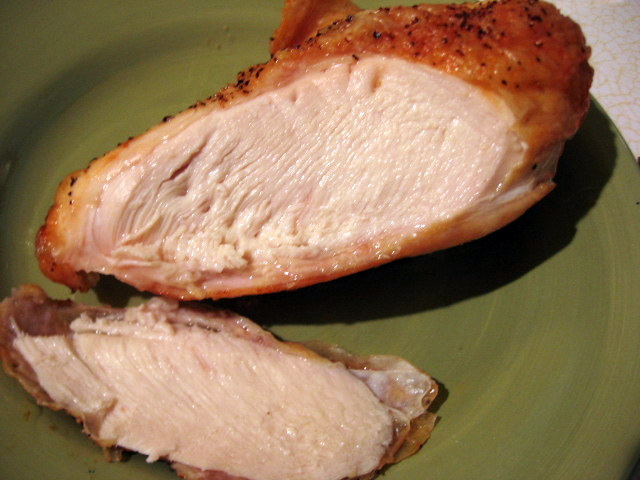 Roasted Chicken Breasts are a staple and a method everyone should know.  There is nothing better than a juicy piece of chicken hot from the oven!  Great make ahead meal for use in other dishes! - Slice of Southern