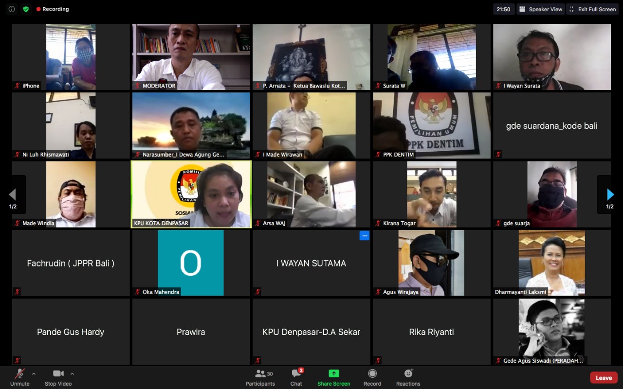 KPU Denpasar Siap Lanjutkan Tahapan Pilkada Serentak