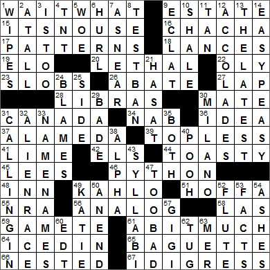 L.A.Times Crossword Corner: Friday, November 25, 2022, Emma Oxford