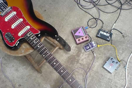 The Chasms: Fender Bass VI Baritone guitar and some pedals