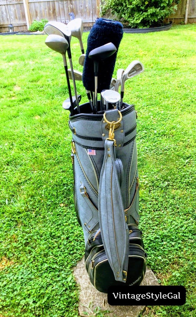 How to use golf bag Vintage Style Gal
