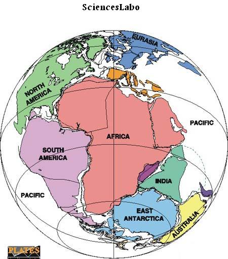 SciencesLabo: Plate tectonics continental drift theory