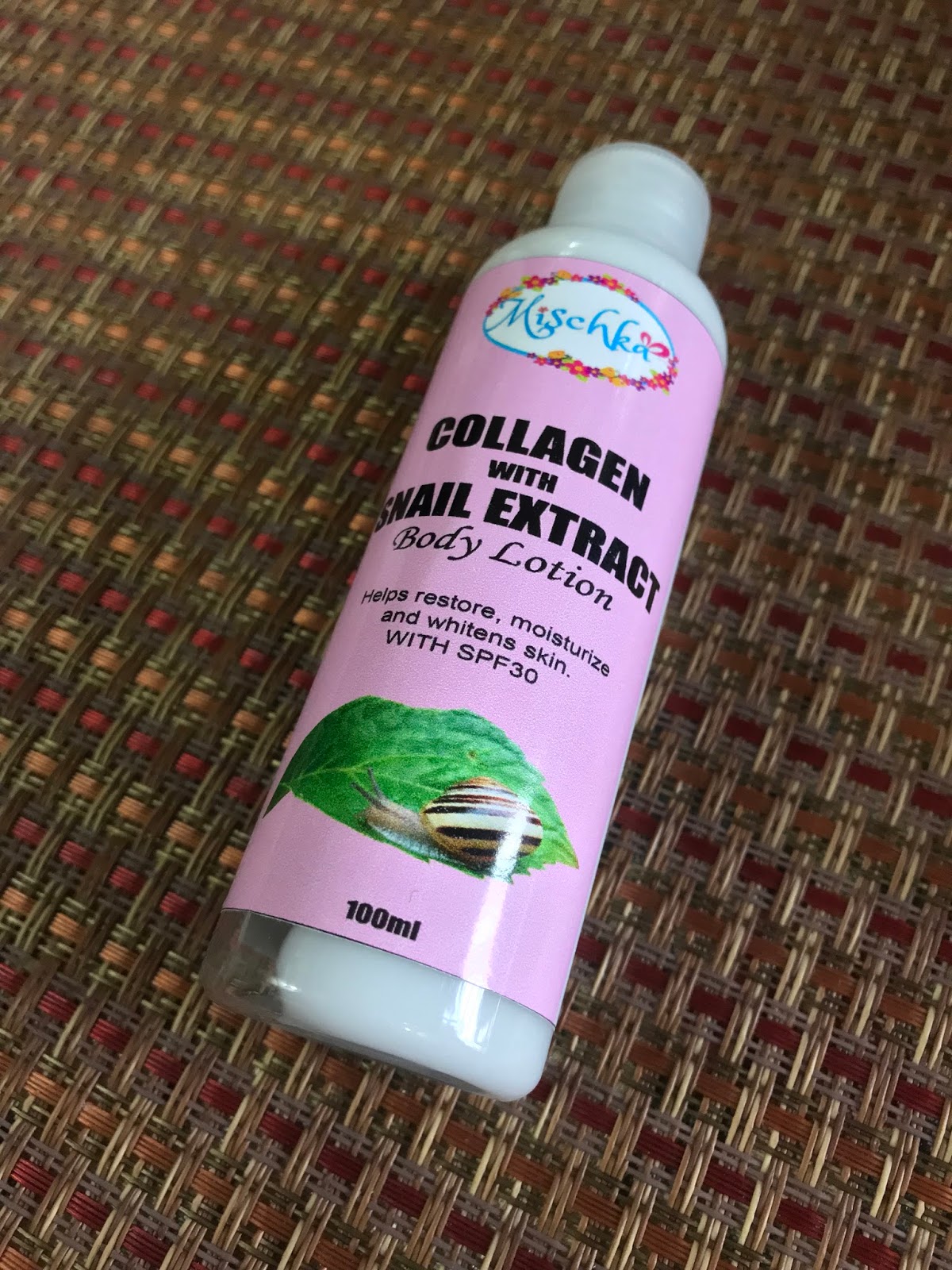 (REVIEW) Mischka Nature Essentials Collagen with Snail Extract Lotion