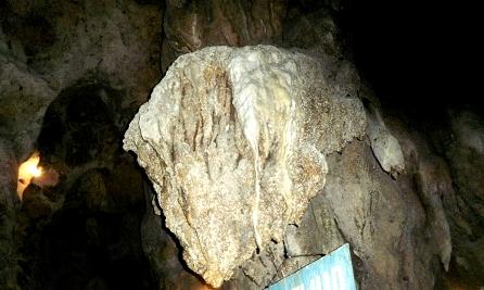 Rocks on the walls of Jatijajar Cave, Kebumen, Central Java