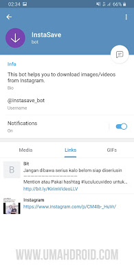 Bot Telegram Instagram Downloader