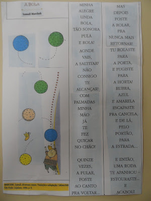 BRINCAR E APRENDER: POEMA: A BOLA