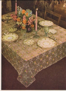  Crochet vintage tablecloth pattern