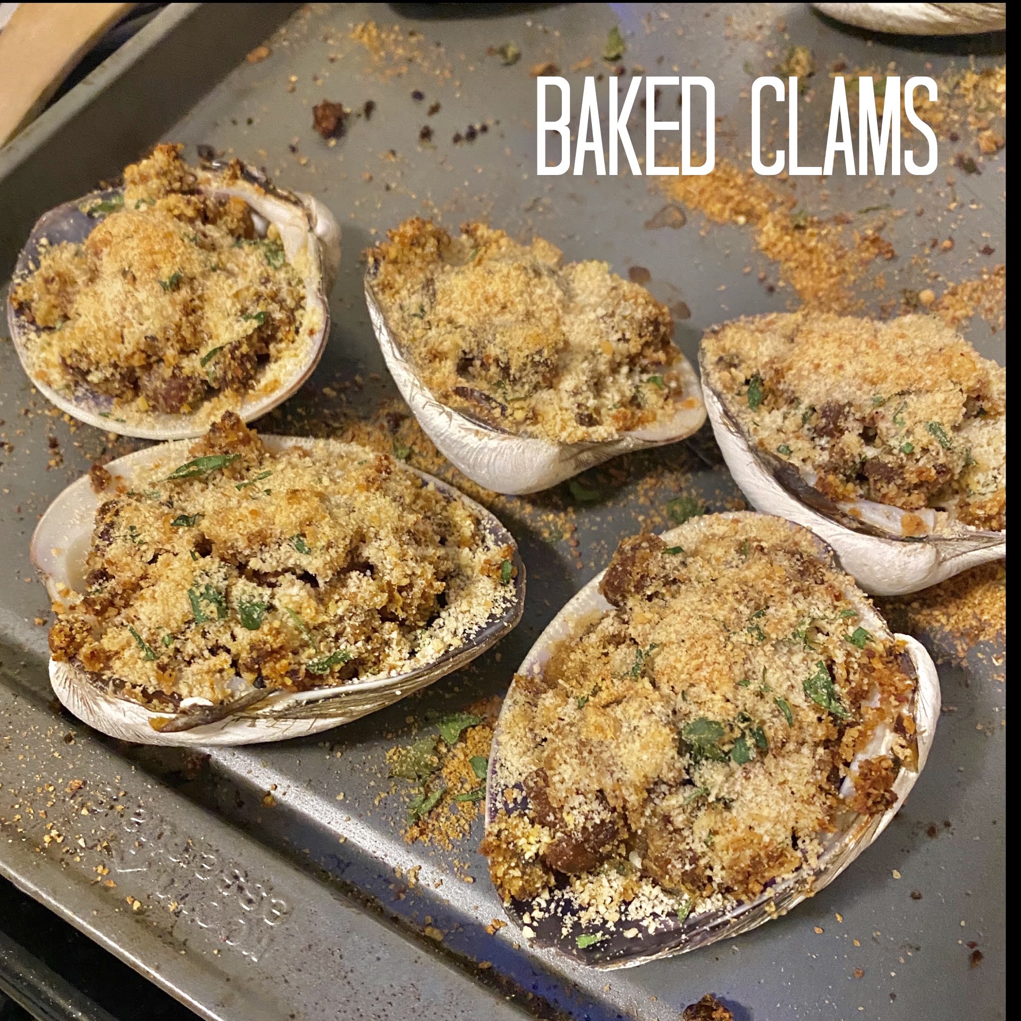 Easy Baked Stuffed Clams Recipe (Clams and Chorizo)