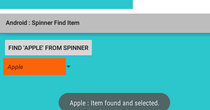 android studio spinner id
