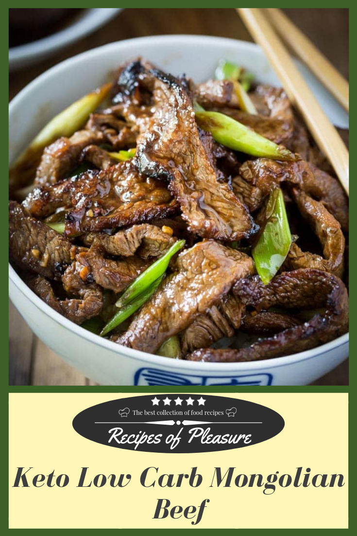Keto Low Carb Mongolian Beef