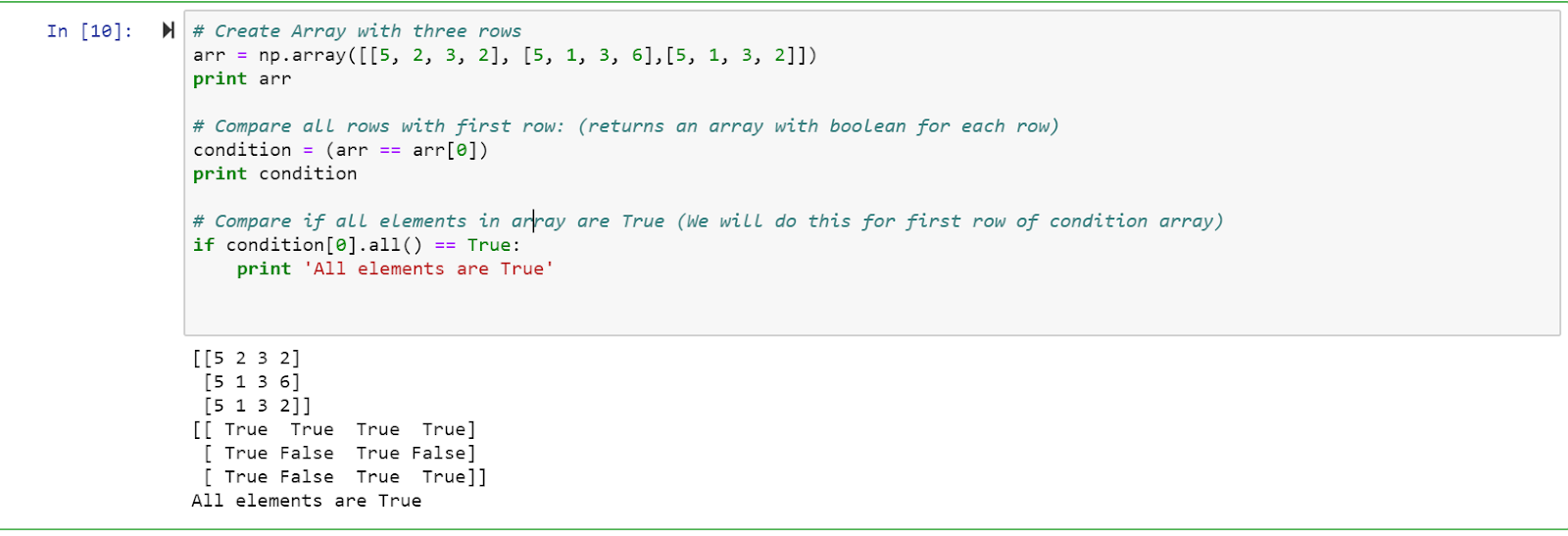Quick Introduction to Numpy Library