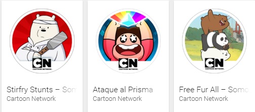 Todos los juegos de Cartoon Network para Android