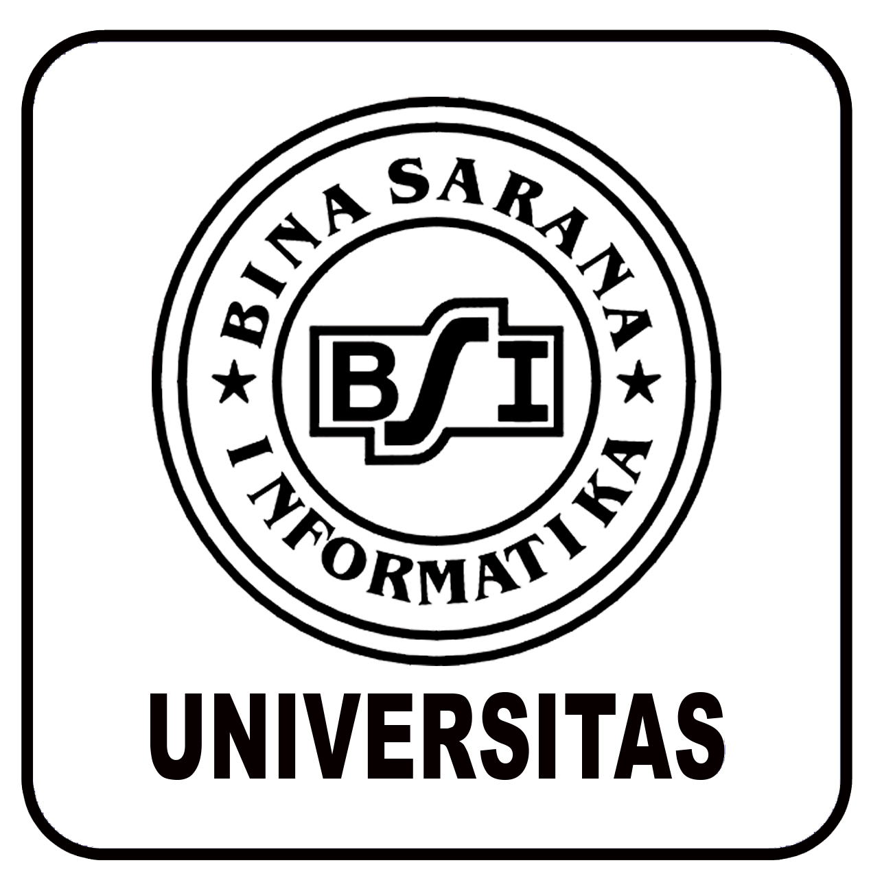 logo pembatas skripsi vektor universitas dan perguruan