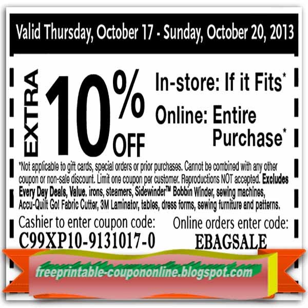 Printable Coupons 2021 Hancock Fabrics Coupons