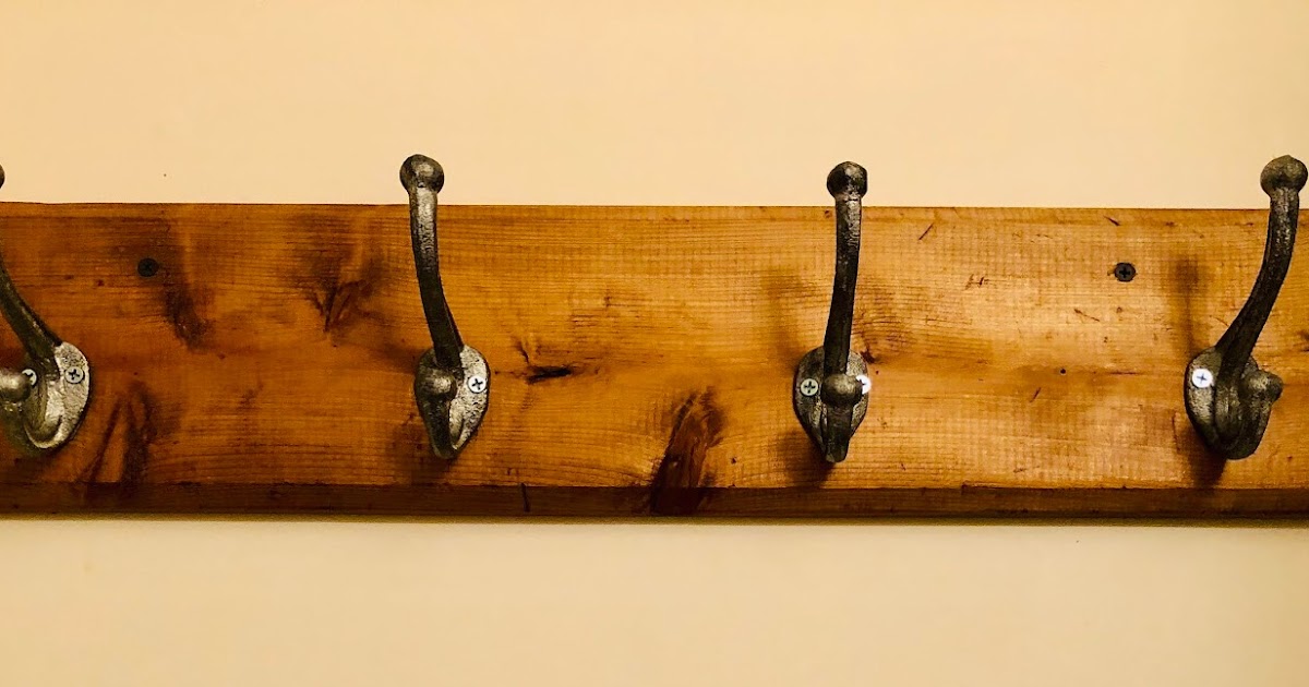 Ms. Nancy's Nook Rustic Wood & Iron Wall Rack DIY