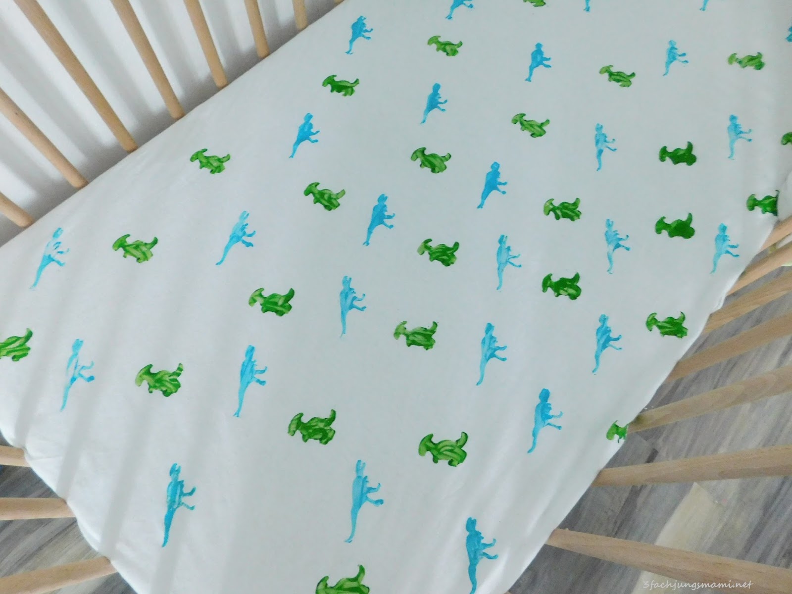 Bettlaken einfach aufpeppen - DIY für das Kinderzimmer