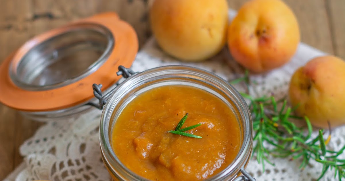 Compote d'abricots au romarin Rosenoisettes